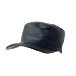 Men's Baseball Cap Real Leather Peaked Cap | Black Hats | Jaipurio