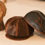 Handcrafted Leather Flat Cap | Timeless Style, Modern Elegance | Jaipurio