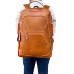 18Inch Cowhide Leather Backpack for Men | Full Grain Leather Rucksack | Hipster Office Backpack | Birthday Gift Idea | Jaipurio Premium Leather Collection