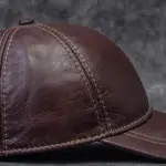 Full Grain Leather Baseball Cap | Casual Street Style | Jaipurio Groomsmen Gift