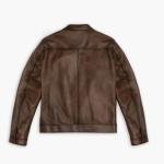 Men's Antique Brown Racer Jacket: Premium Lambskin Motorcycle Coat | Handcrafted Racing Style | Luxury Leather Outerwear | Classic Design