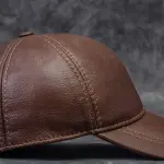 Full Grain Leather Baseball Cap | Casual Street Style | Jaipurio Groomsmen Gift