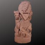 3ft Hand Carved Brown Sandstone Lord Krishna Idol | Jaipurio