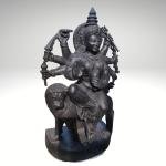 Durga Maa Black Stone Idol | Beautiful 2ft Home Murti | Handcrafted Sacred Sculpture | Perfect Temple Size | Jaipurio