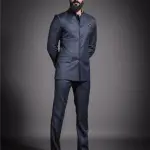 Grey Wool Bandhgala Suit (S-XL) | Premium Winter Formal Wear | Luxury Woollen Menswear by Jaipurio