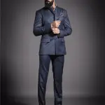 Grey Wool Bandhgala Suit (S-XL) | Premium Winter Formal Wear | Luxury Woollen Menswear by Jaipurio