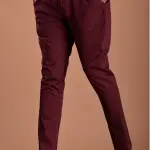 Personalized Premium Men's Breeches | Wine Cotton Riding Pants | Custom-Made Indian Equestrian Style | Comfortable Belt Closure | Being Brothers