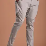 Personalized Premium Men's Breeches | Cloudy Grey Cotton Riding Pants | Custom-Made Indian Equestrian Style | Comfortable Belt Closure | Being Brothers