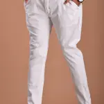 Personalized Premium Men's Breeches | Pure White Cotton Riding Pants | Custom-Made Indian Equestrian Style | Comfortable Belt Closure | Being Brothers