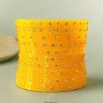 Yellow Seep Bangles | Handcrafted Indian Jewelry