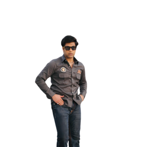 Charcoal Grey Royal Look Premium Rajputana Shirt Men - Regal Majesty | Jaipurio